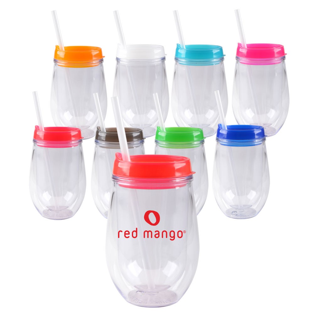 Promo Double wall  10oz. Sippy Cup WAUCUSTSIP01- Sippy Tumblers